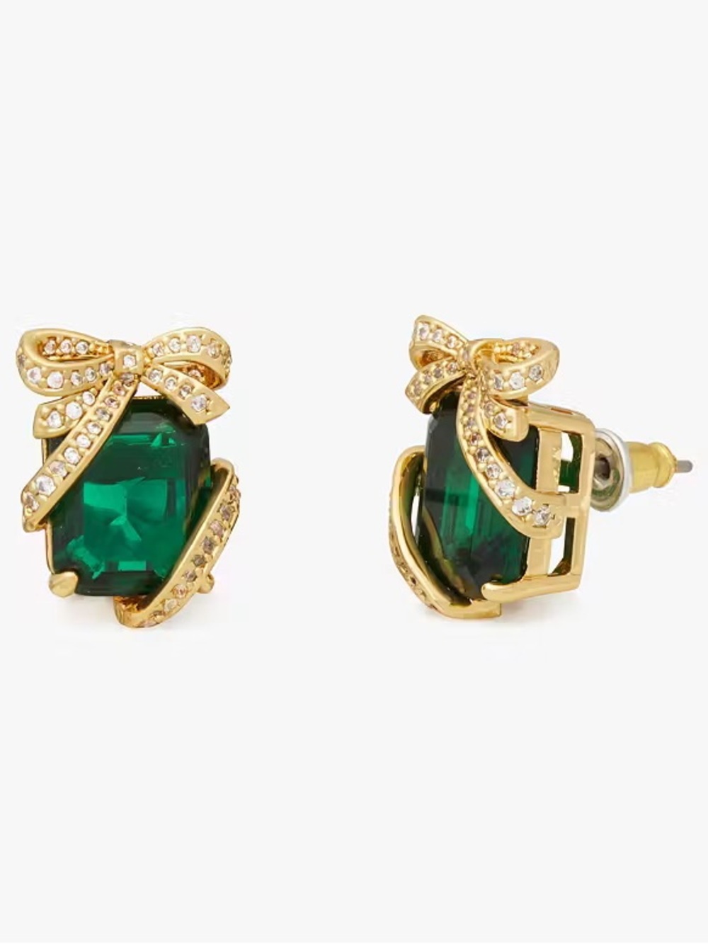 Kate Spade Pave Emerald Present Studs